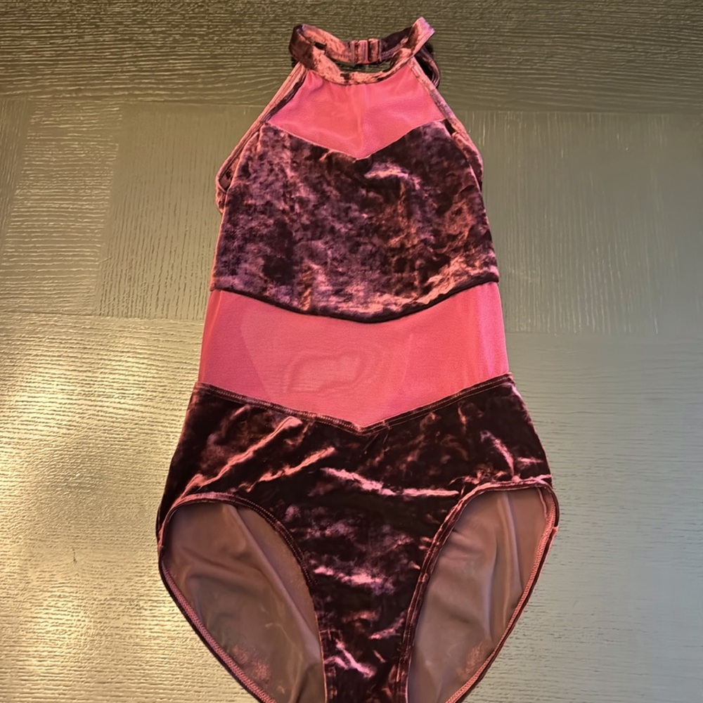 Maroon  size  adult medium leotard
